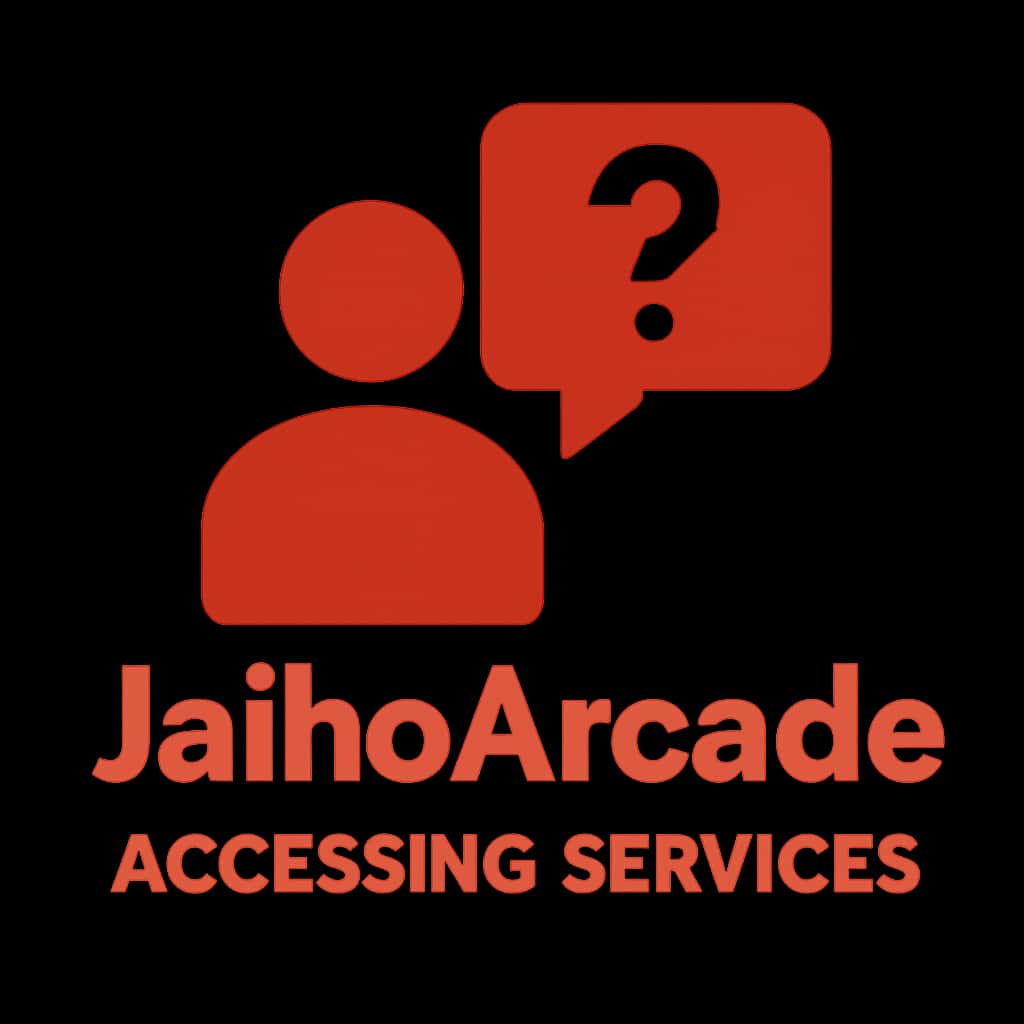 Icon representing the assistance for accessing JaihoArcade services.