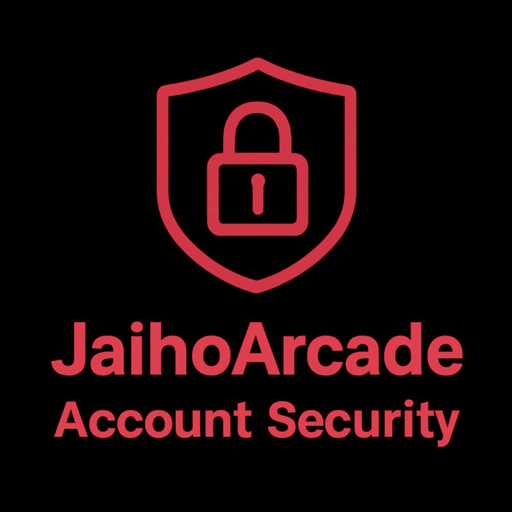 An icon representing JaihoArcade Account Security, showcasing security elements.