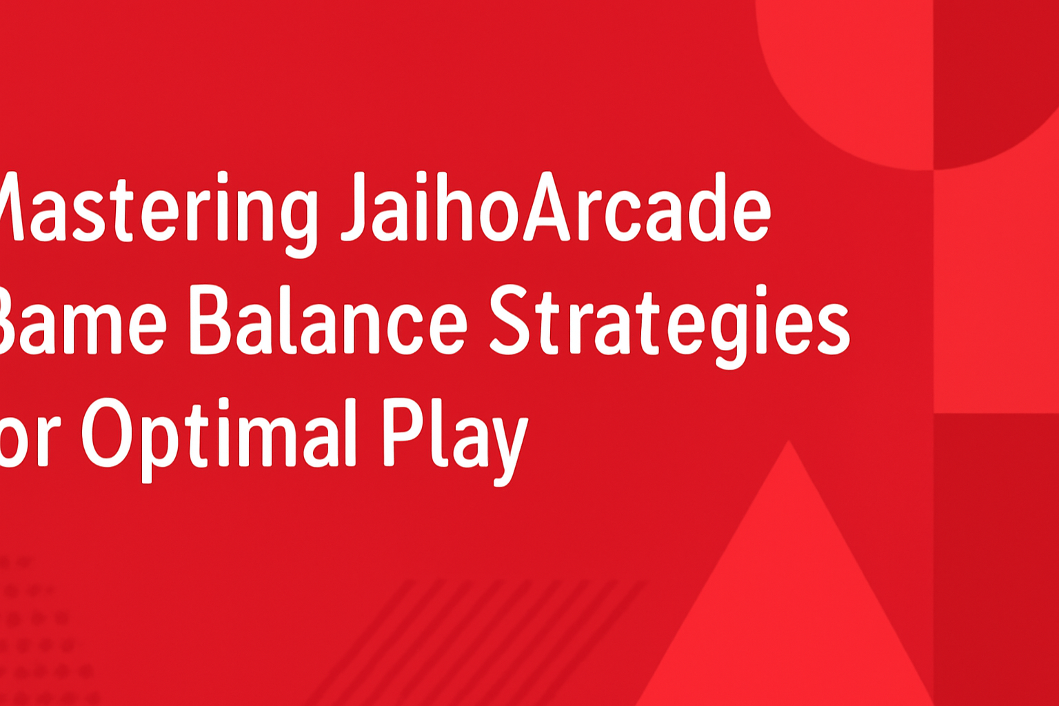 Informational graphic representing Secure JaihoArcade Account Tips with modern design elements.
