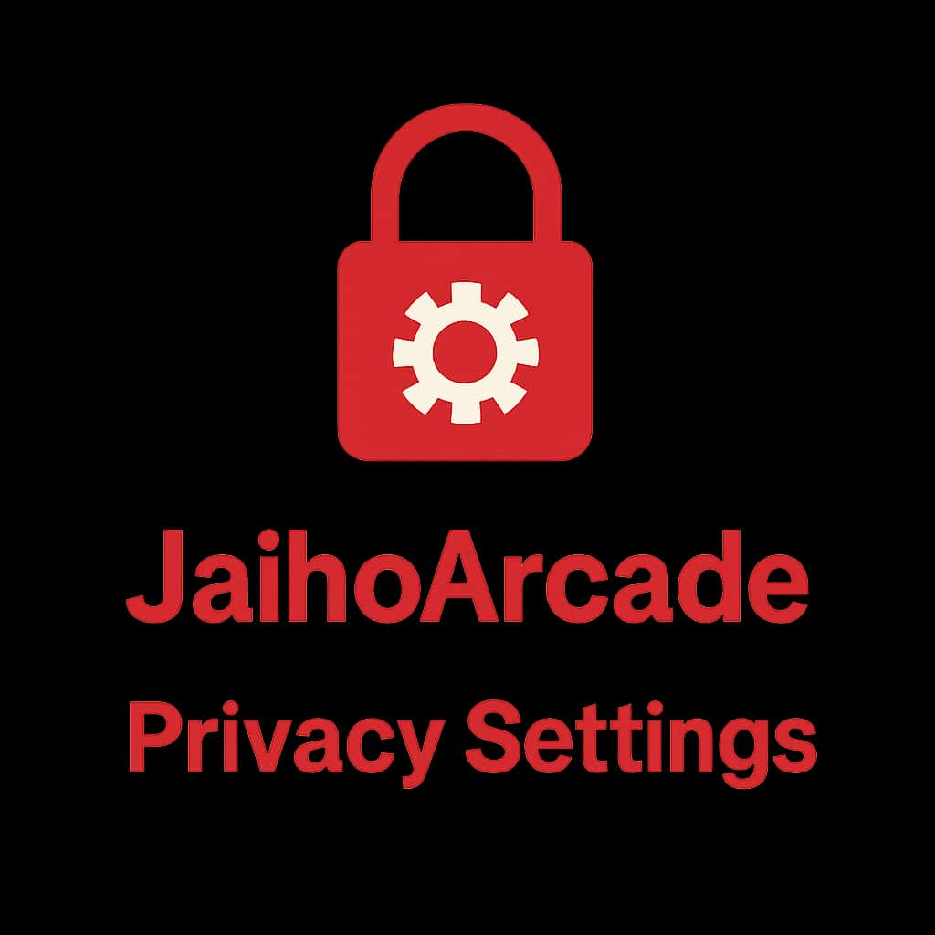 A badge representing JaihoArcade Privacy Settings.