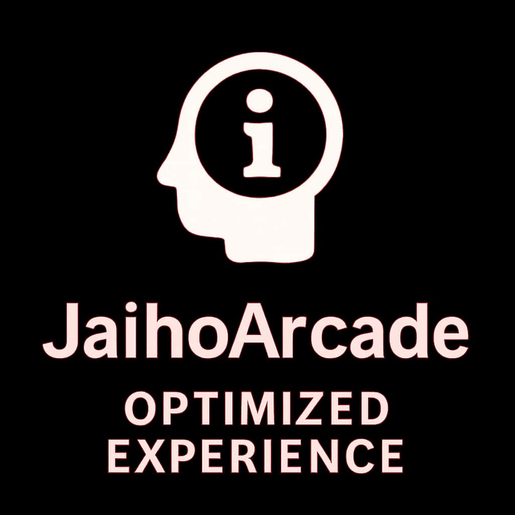 A badge representing the Optimized JaihoArcade Experience