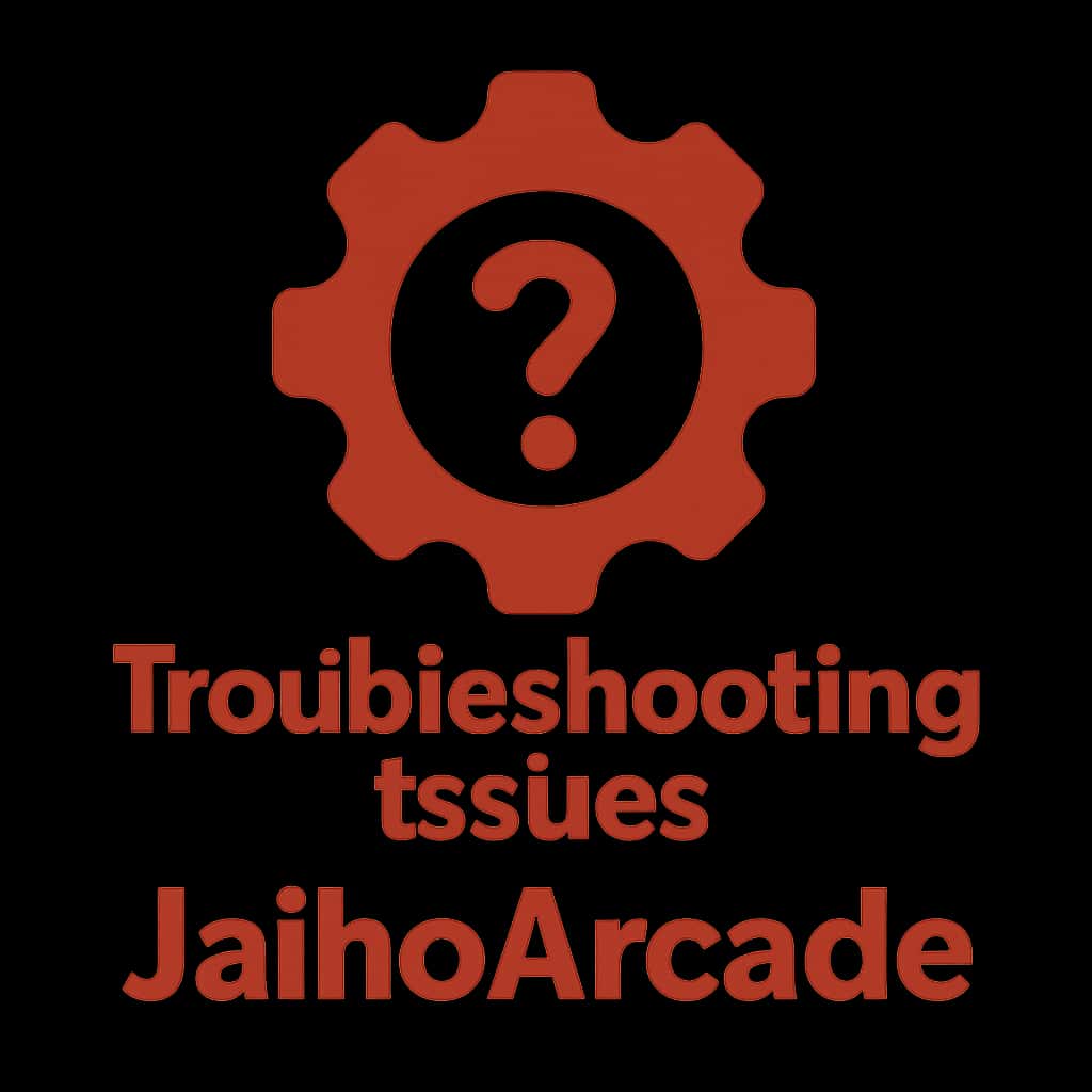 Icon representing JaihoArcade Troubleshooting Guide.